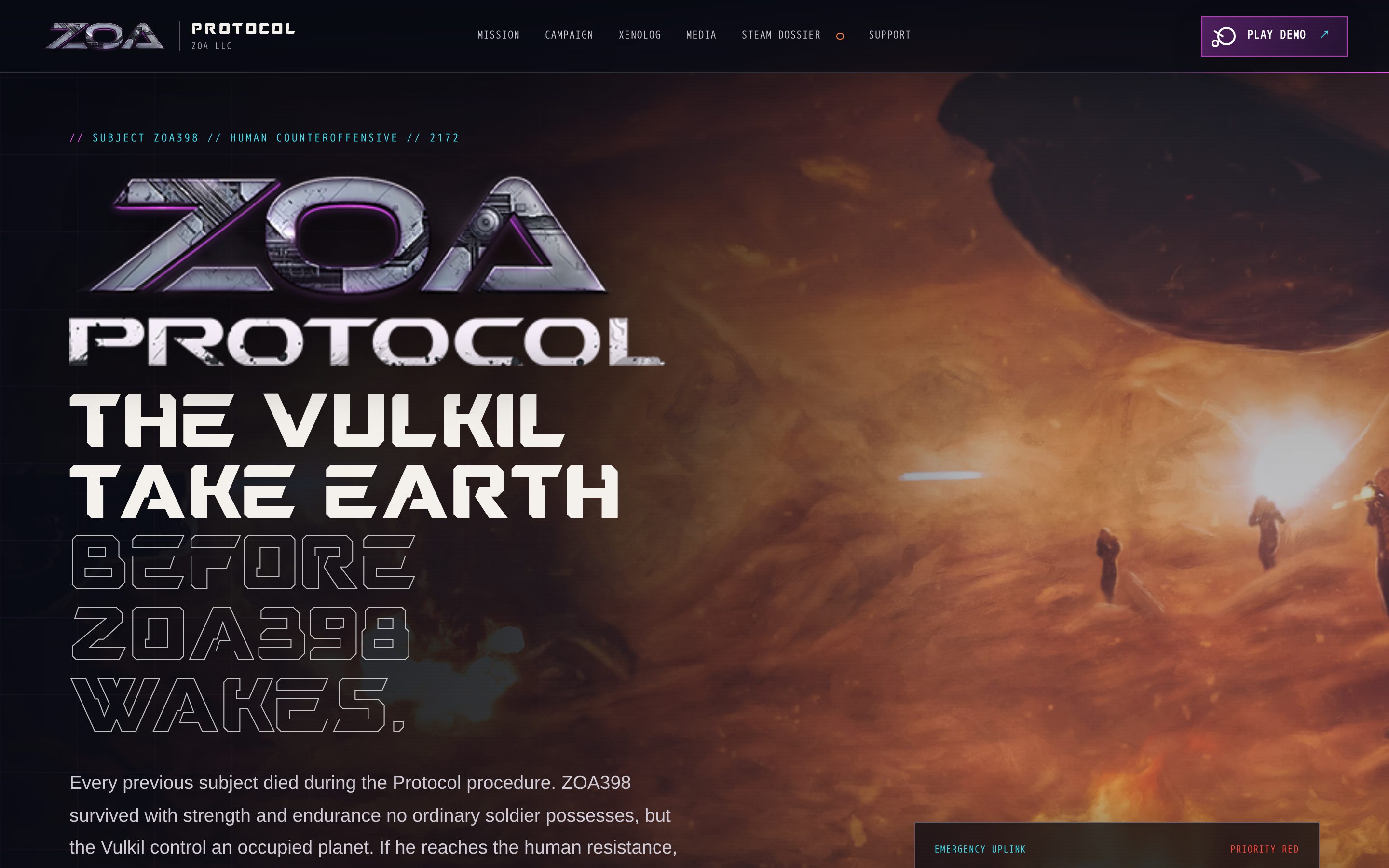 ZOA Protocol website